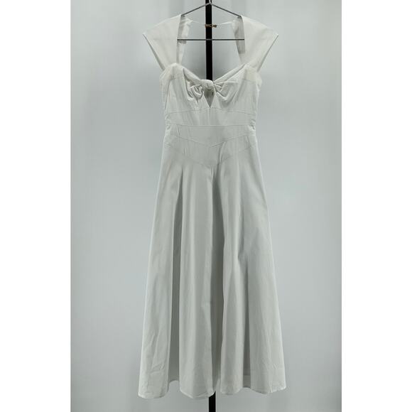 Cult Gaia 'Magnolia' White Silk Dress Size 0 - Picture 4 of 8